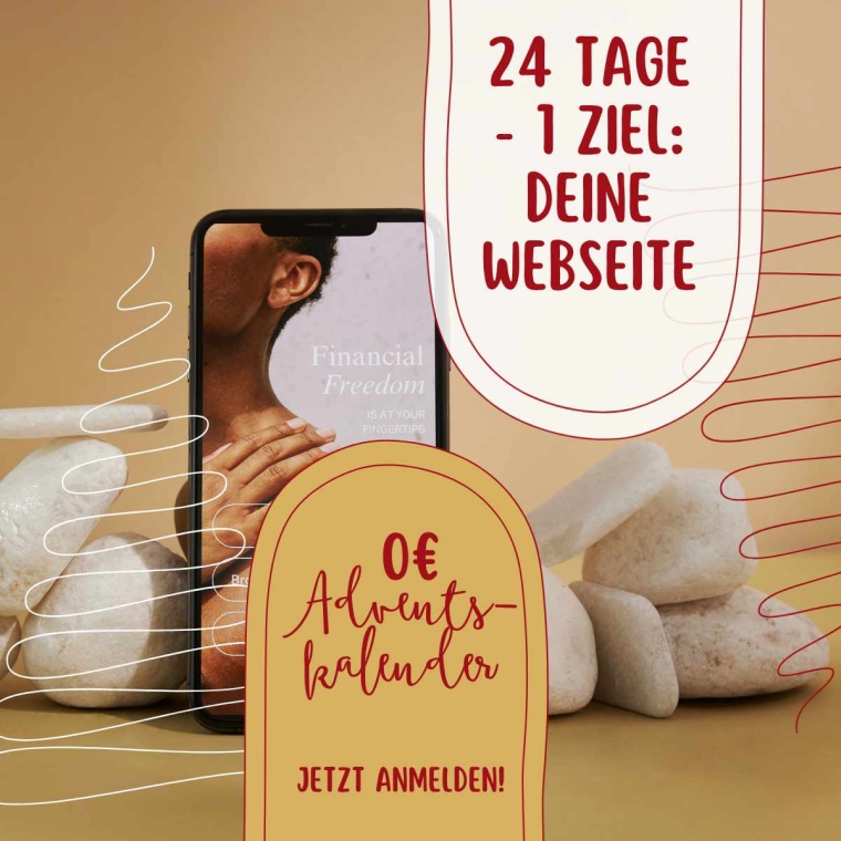 Birgit Baindl Adventskalender 24 Tage – 1 Ziel: Deine Webseite