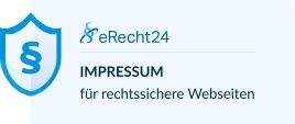 eRecht24 Siegel für rechtssicheres Impressum