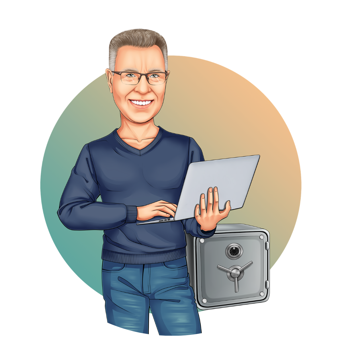 Ingo Kr&uuml;ger, Daten-Experte im Team Business als Avatar-Illustration