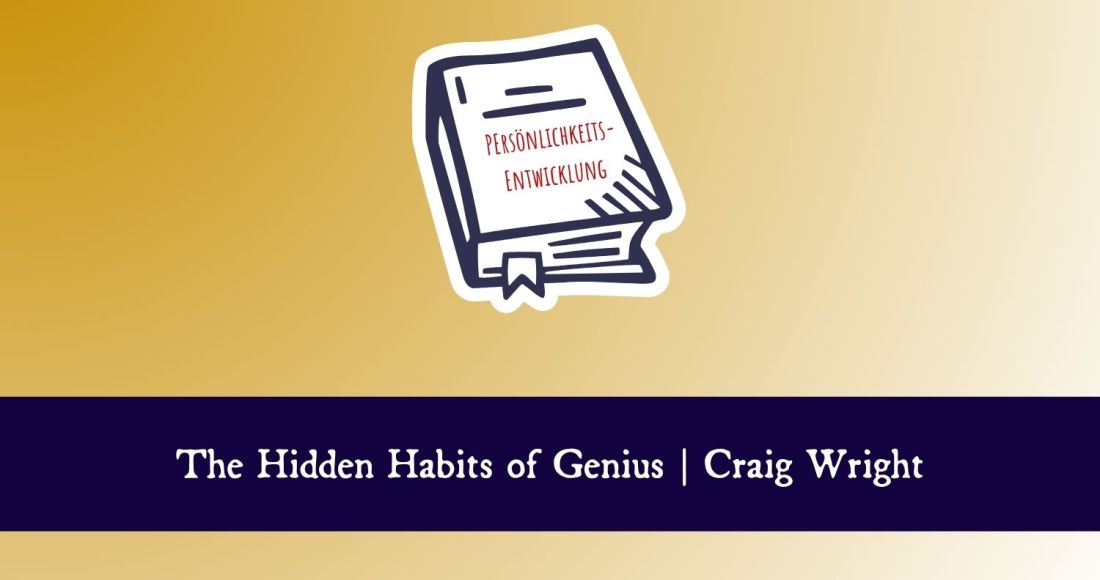 Symbolisches Buchcover f&uuml;r The Hidden Habits of Genius vom Craig Wright